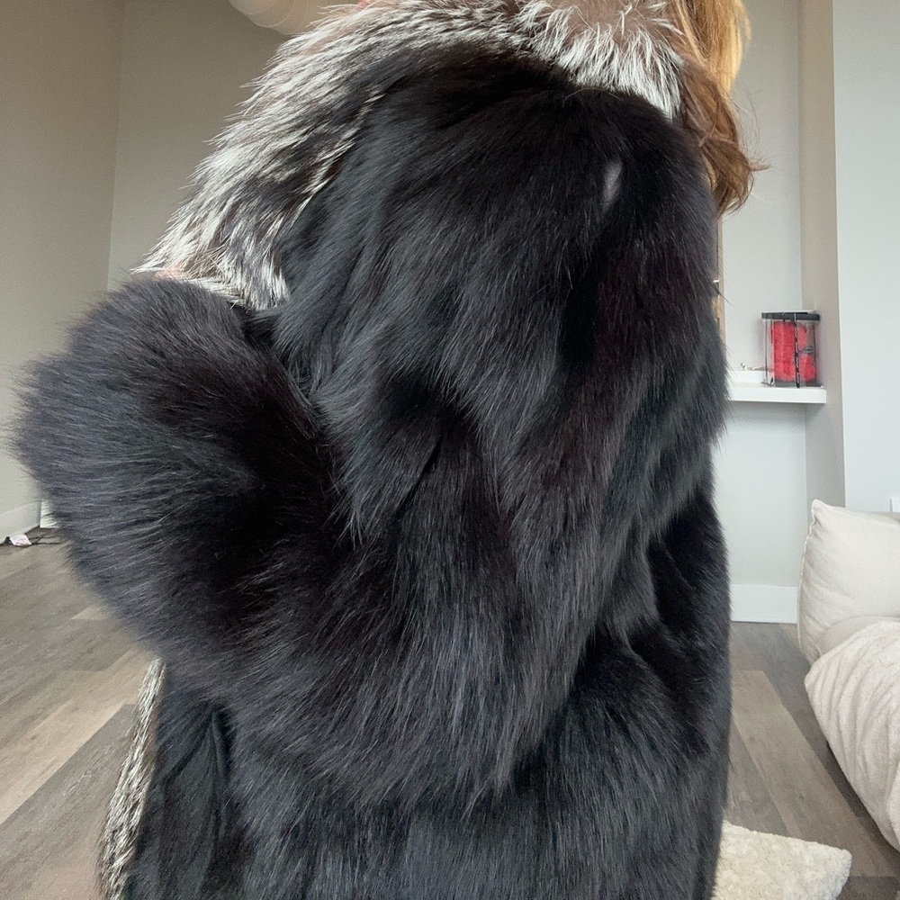 VINTAGE Topaz Fur Coat. Made in Greece